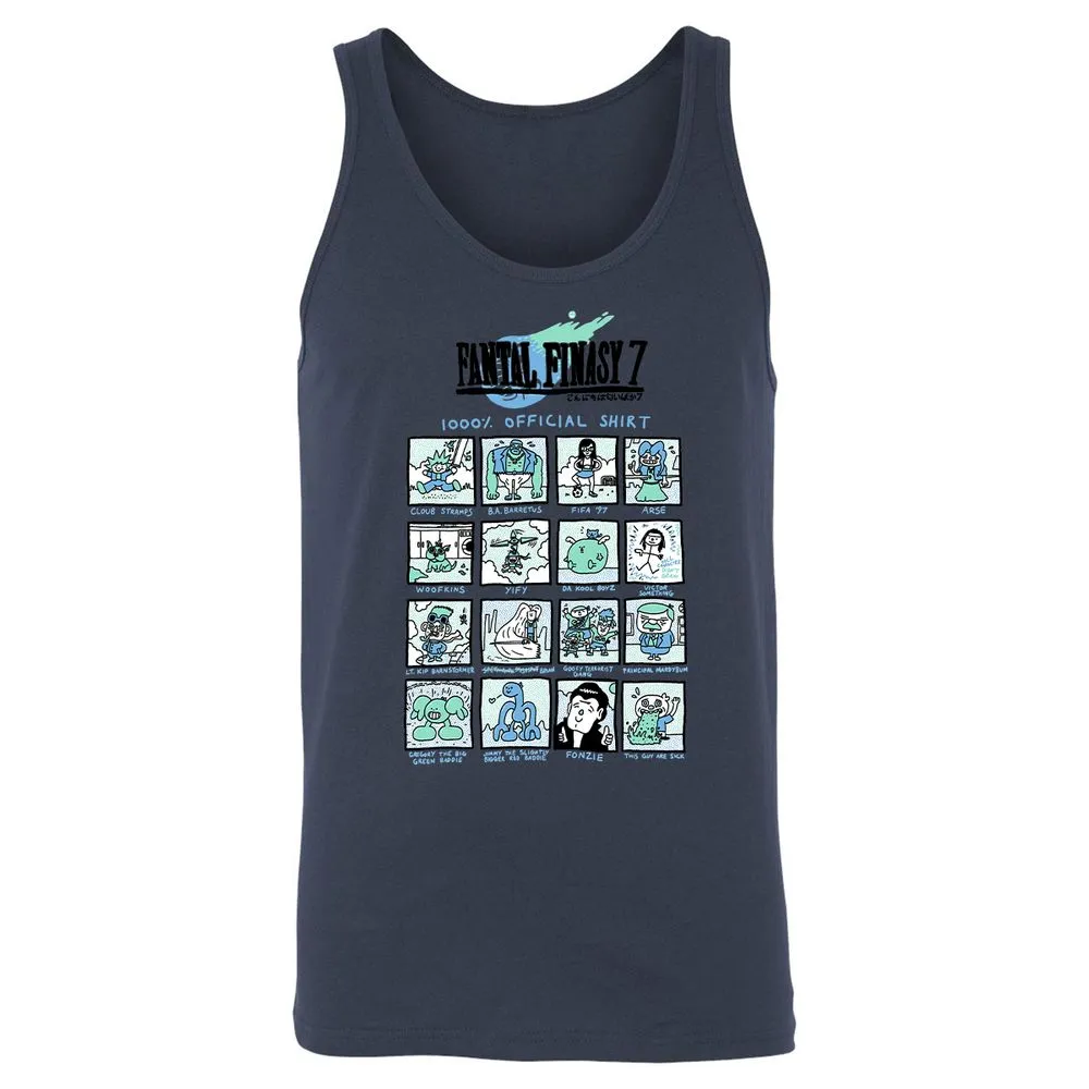 Unisex Jersey Tank - QYC28MB3 - Navy - 8