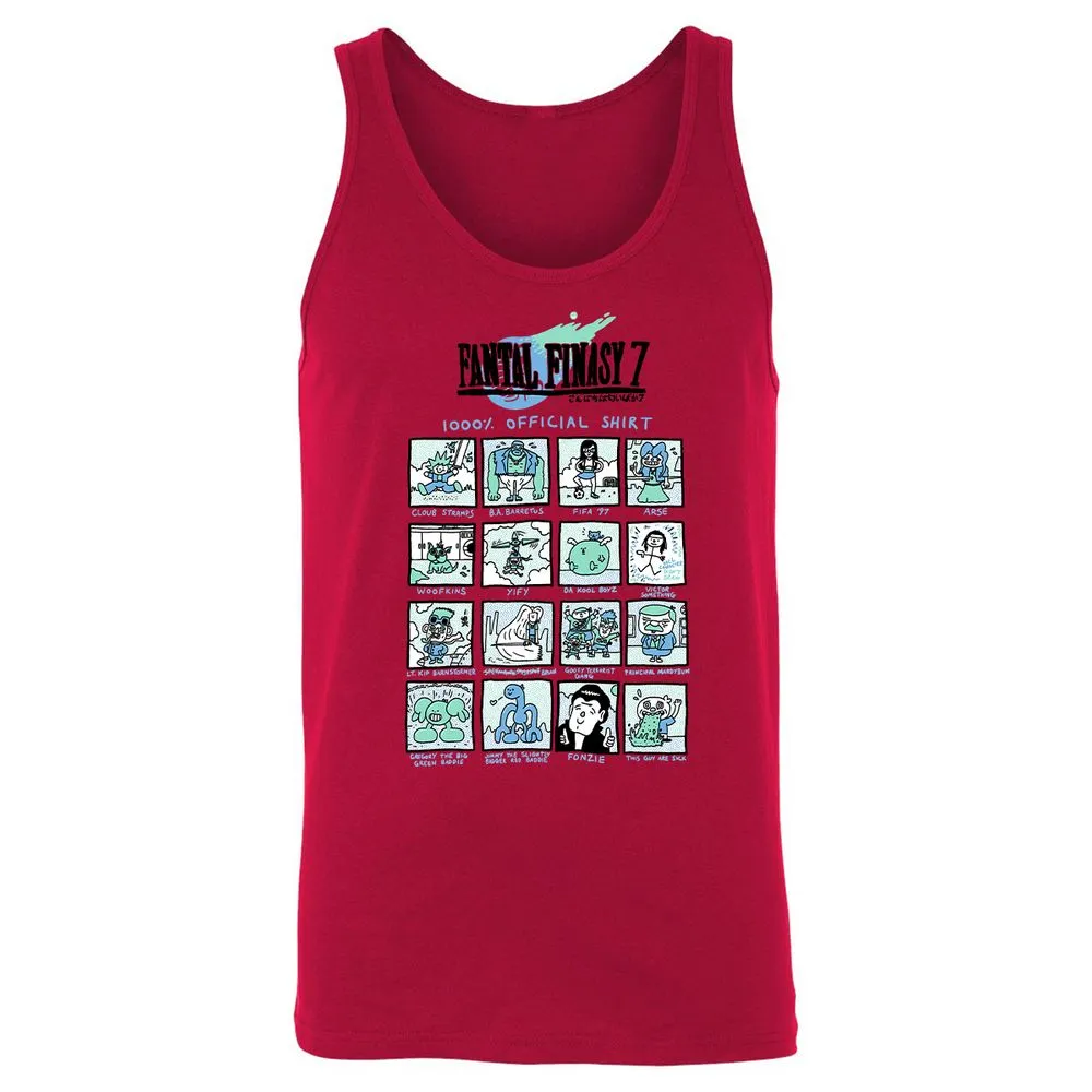 Unisex Jersey Tank - QYC28MB3 - Red - 11