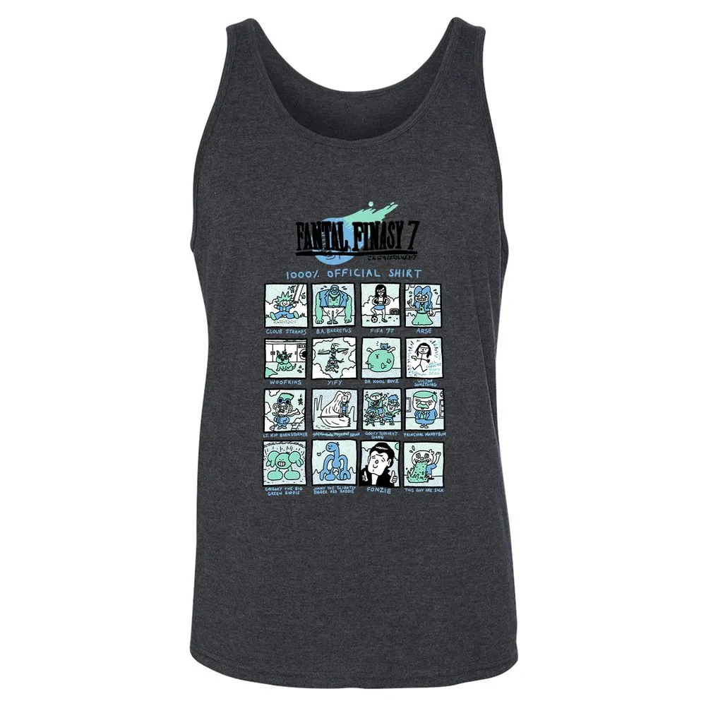 Unisex Jersey Tank - QYC28MB3 - Dark Grey Heather - 6