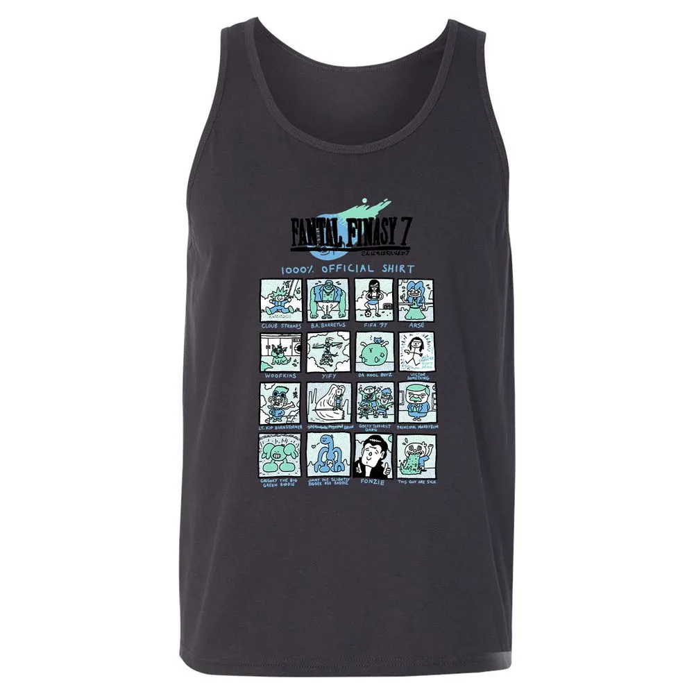 Unisex Jersey Tank - QYC28MB3 - Dark Grey - 7
