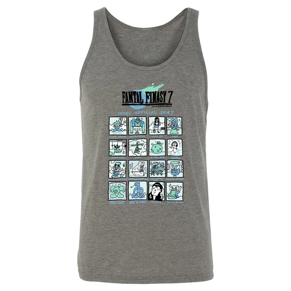 Unisex Jersey Tank - QYC28MB3 - Grey Triblend - 2