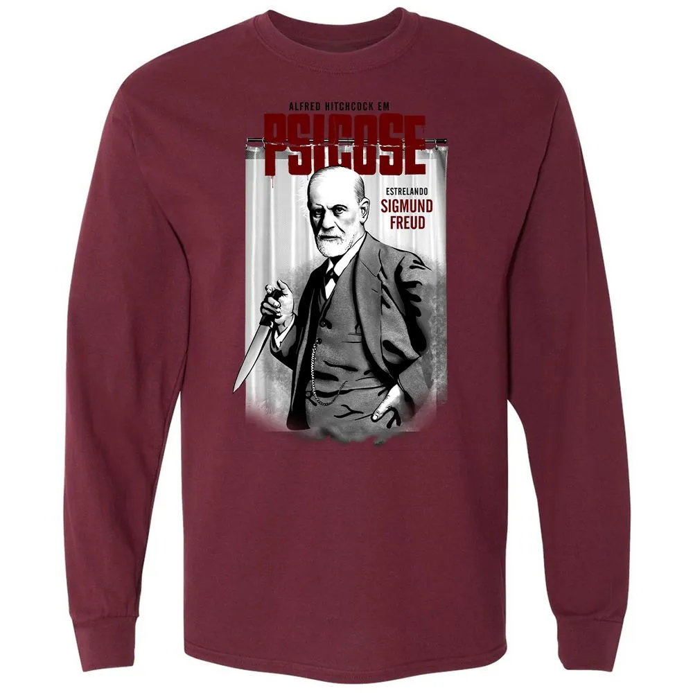 Long Sleeve T-Shirt - BWDZFNE2 - Maroon - 11