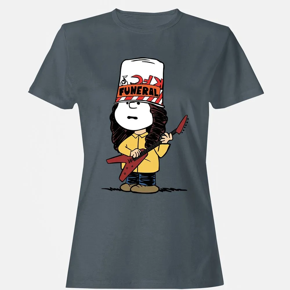 Women's T-Shirt - QH7PCTP9 - Charcoal - 3