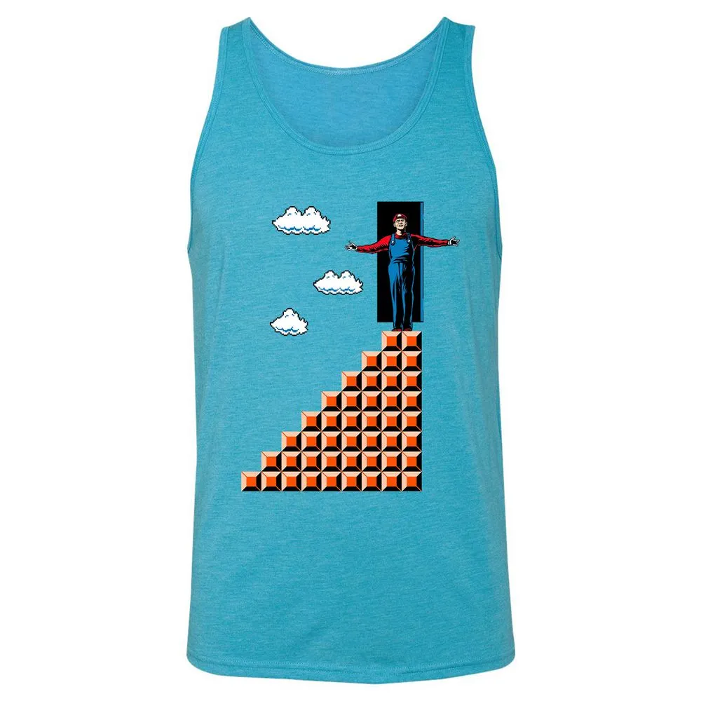 Unisex Jersey Tank - 57F32YWX - Aqua Triblend - 3