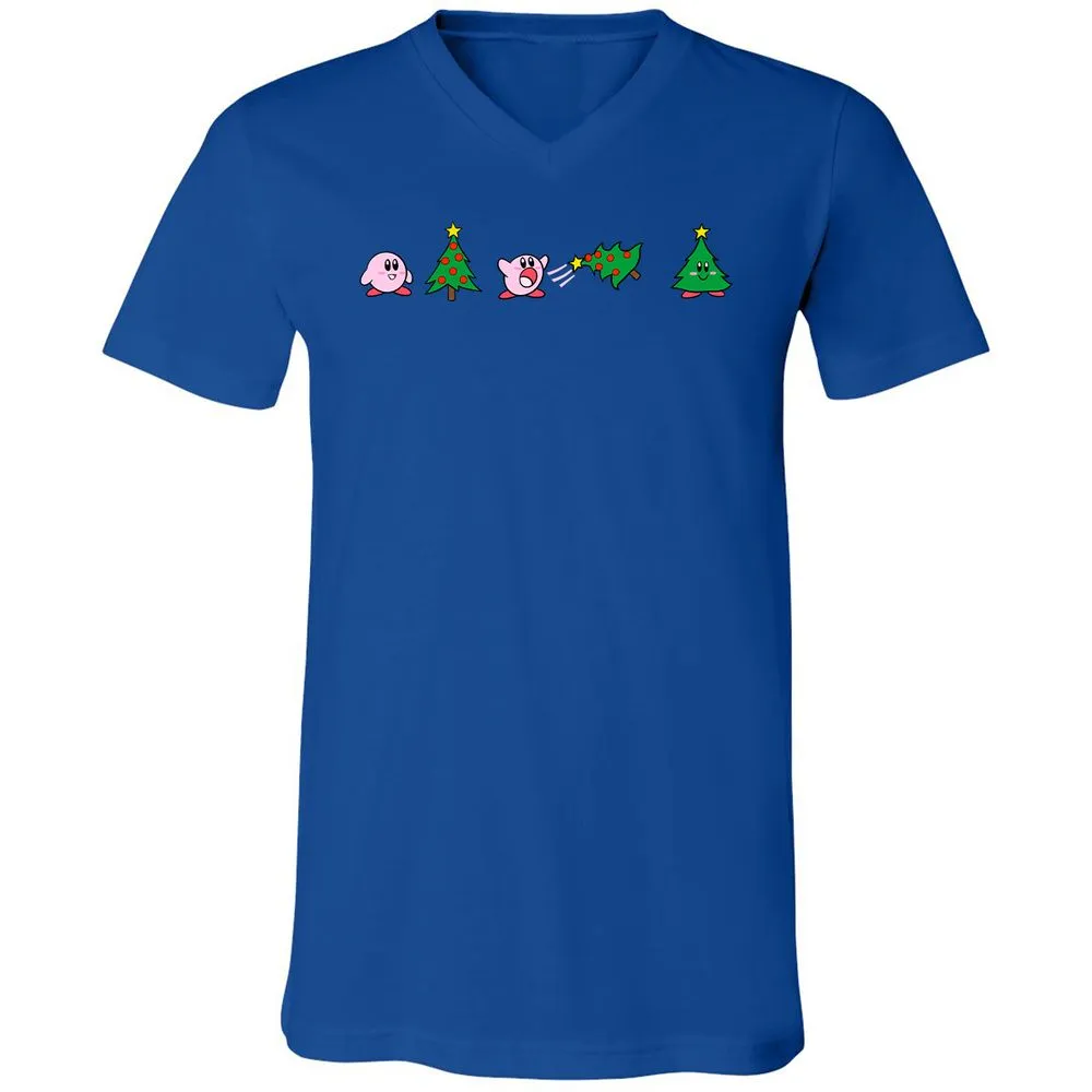 Unisex V-Neck T-Shirt - 2XNGVC66 - True Royal - 4