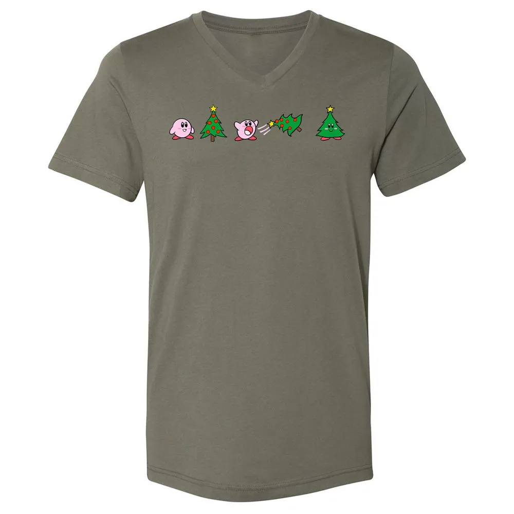 Unisex V-Neck T-Shirt - 2XNGVC66 - Military Green - 10