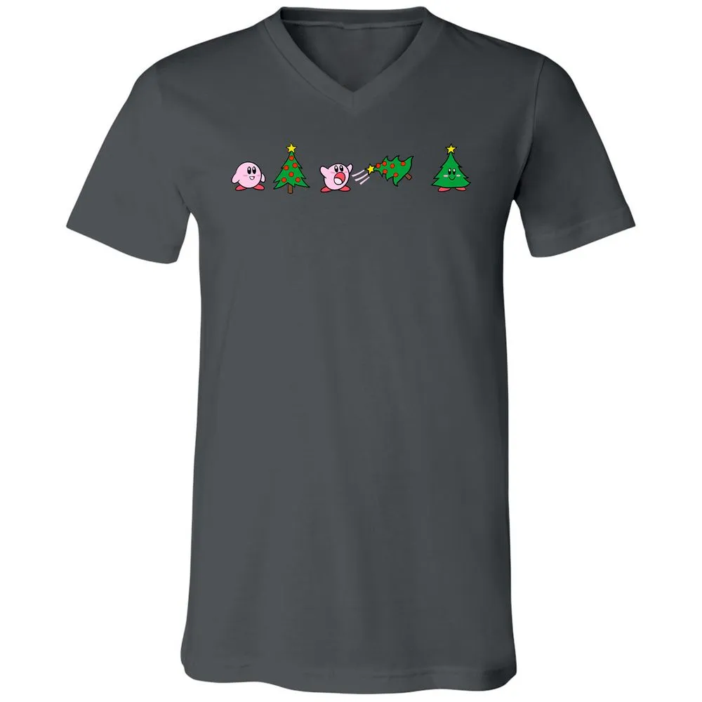 Unisex V-Neck T-Shirt - 2XNGVC66 - Asphalt - 12