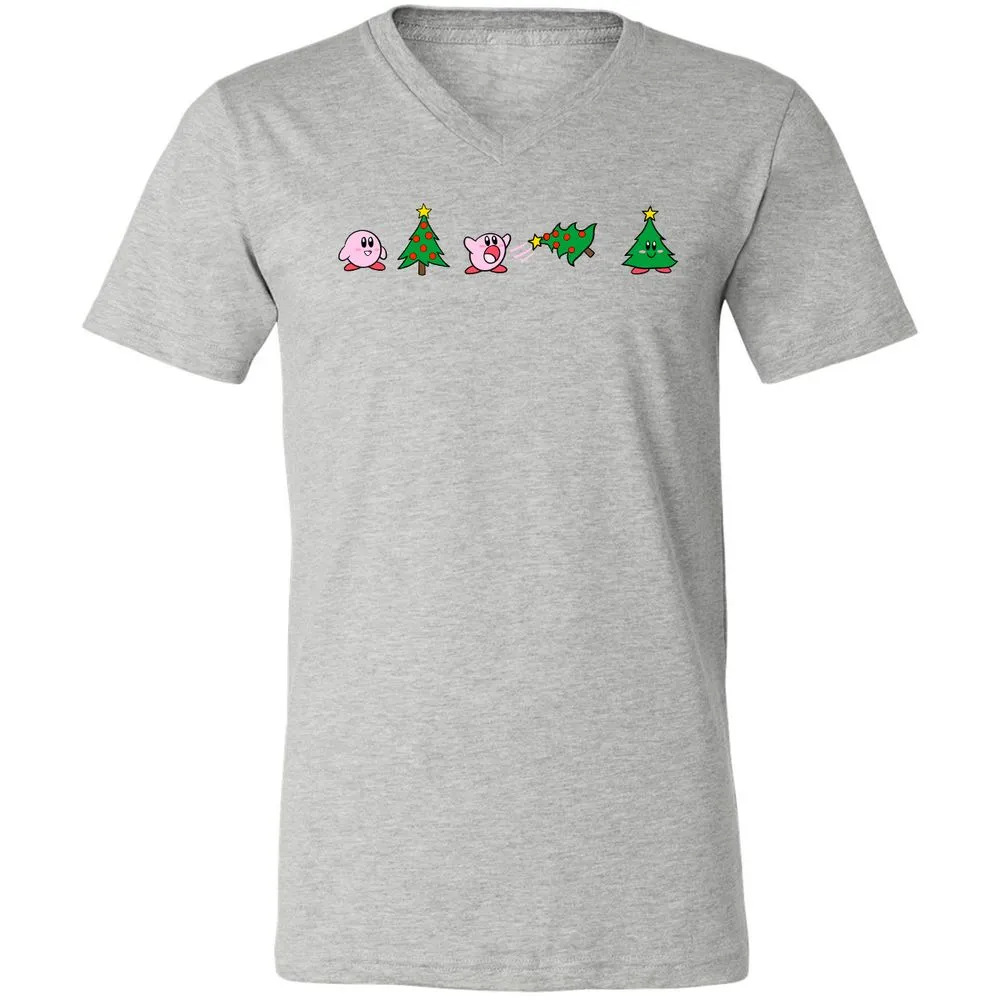 Unisex V-Neck T-Shirt - 2XNGVC66 - Athletic Heather - 7