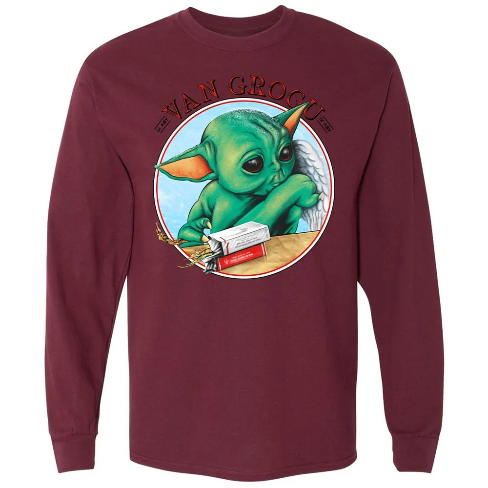 Long Sleeve T-Shirt - BPHC4QAG - Maroon - 11