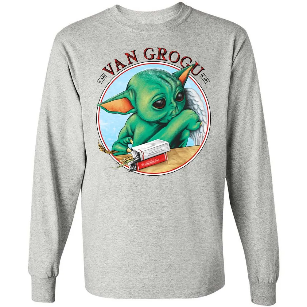 Long Sleeve T-Shirt - BPHC4QAG - Ash - 5