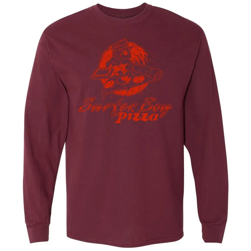 Long Sleeve T-Shirt - 4MJ1AMHE - Maroon - 11