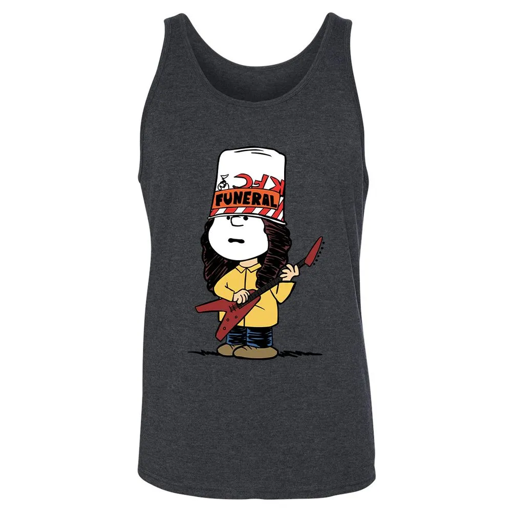 Unisex Jersey Tank - PKR7P895 - Dark Grey Heather - 6
