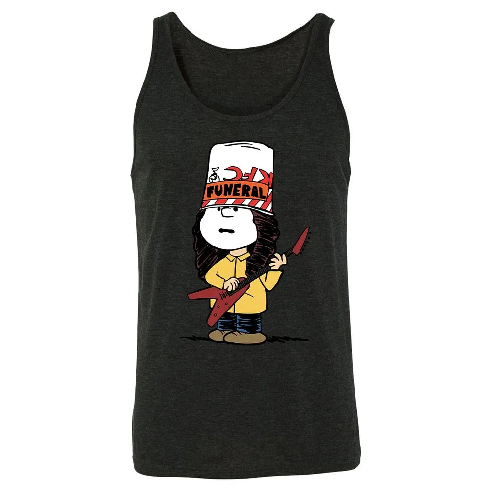 Unisex Jersey Tank - PKR7P895 - Charcoal Black Triblend - 5