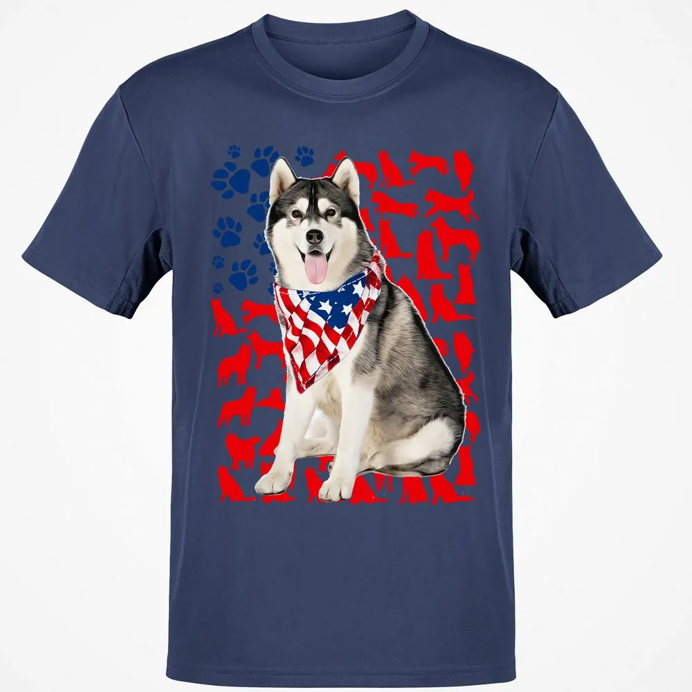 Classic Unisex T-Shirt - L12NK77Y - Navy - 7