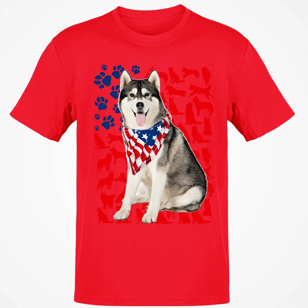 Classic Unisex T-Shirt - L12NK77Y - Red - 10