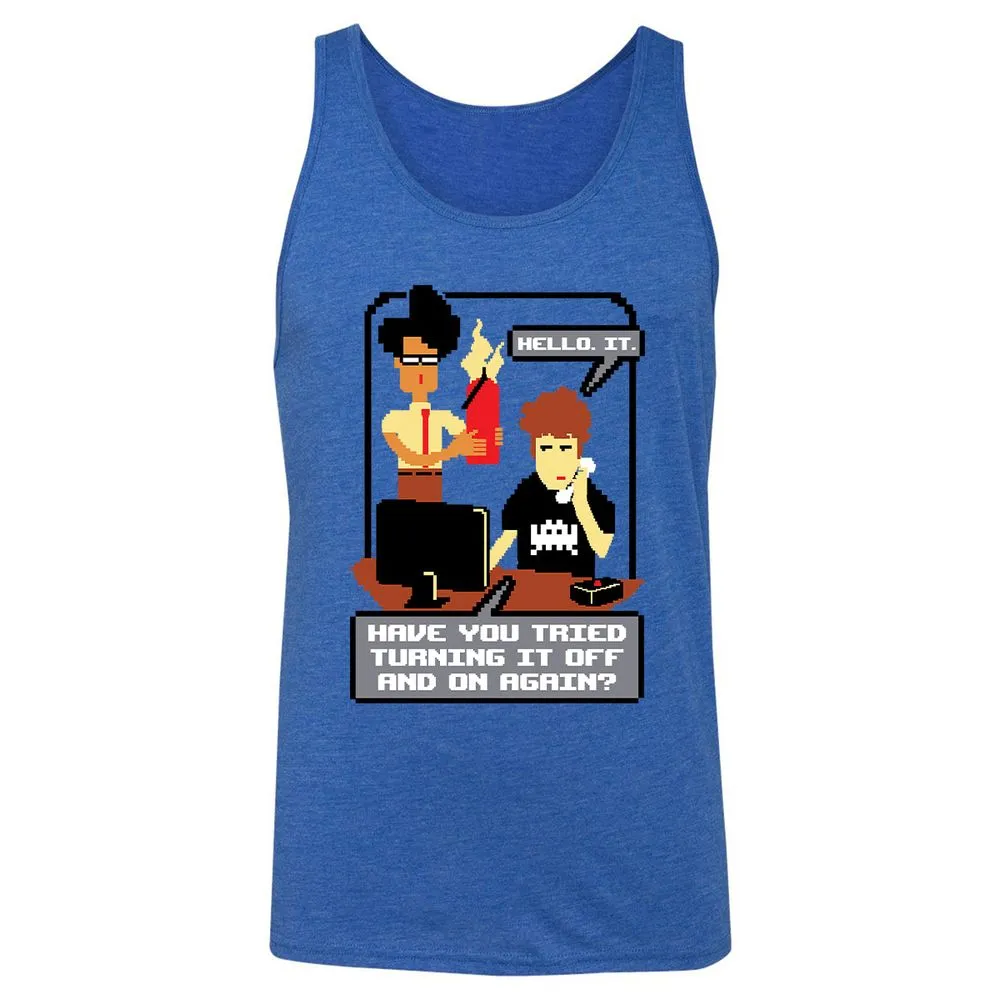 Unisex Jersey Tank - 1PW7NQ77 - True Royal Triblend - 12