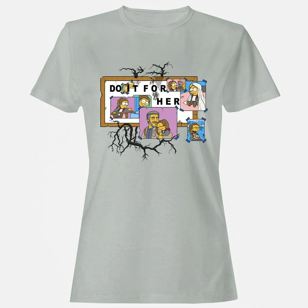 Women's T-Shirt - 77ELXE7H - Ash - 2