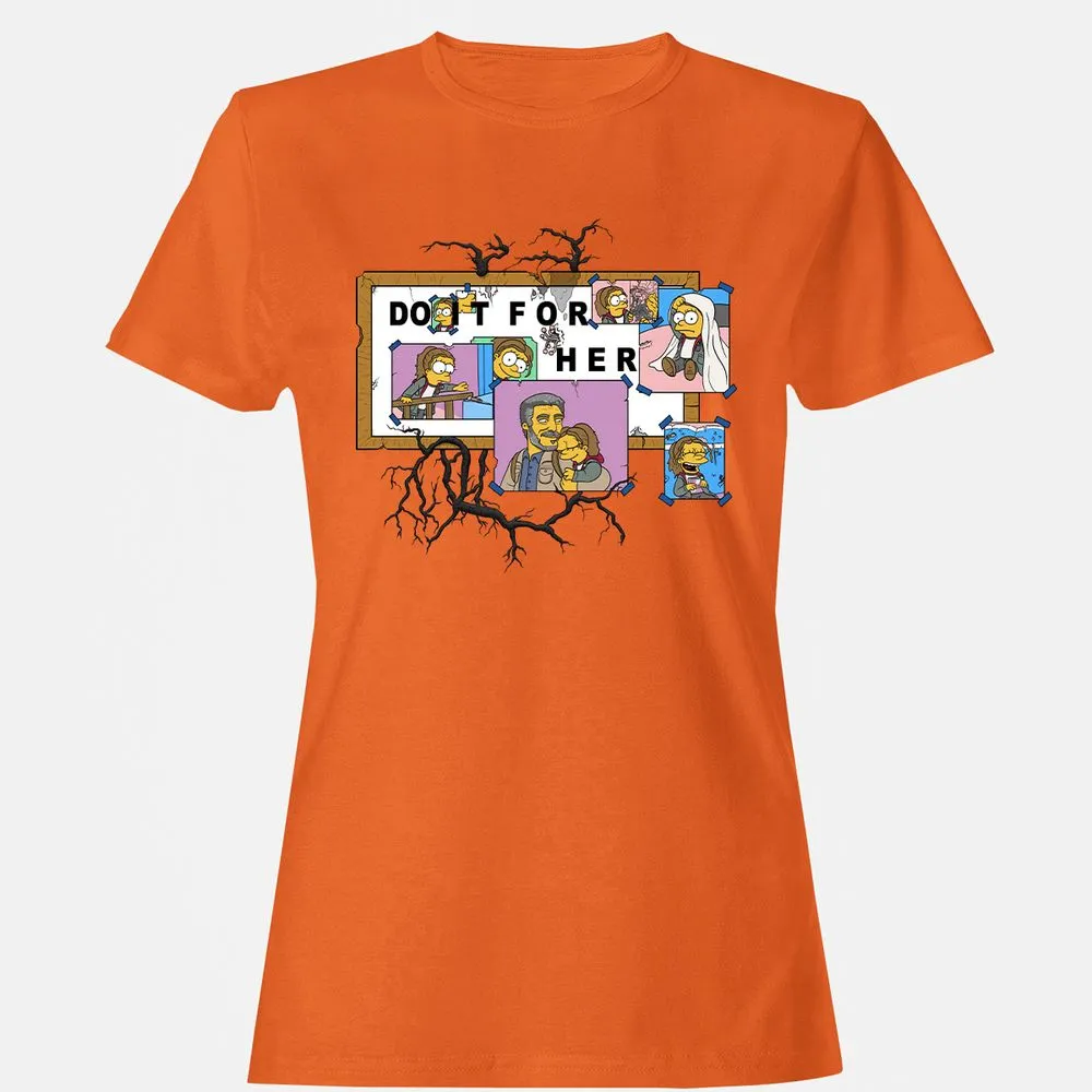Women's T-Shirt - 77ELXE7H - Orange - 11