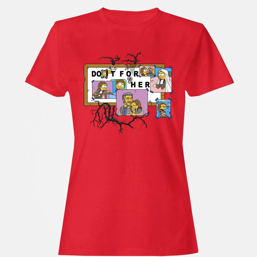 Women's T-Shirt - 77ELXE7H - Red - 13