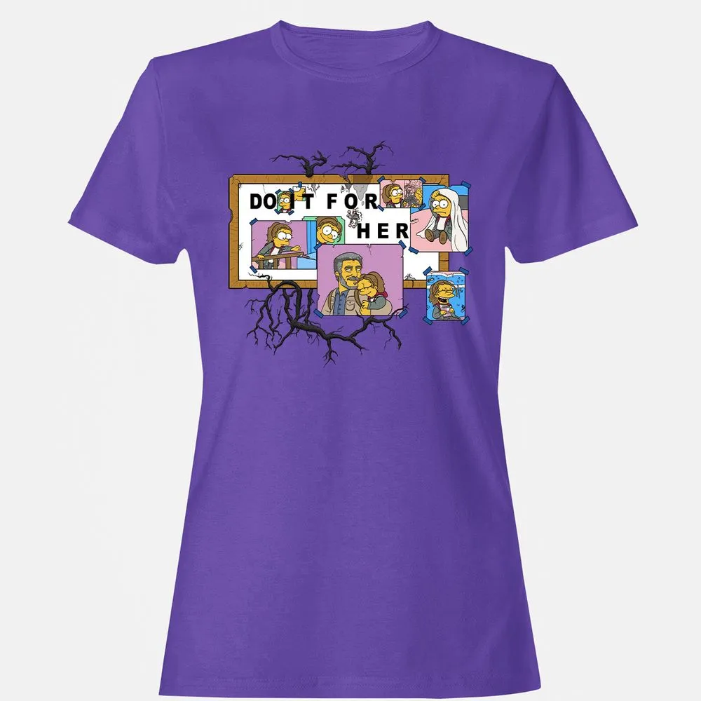 Women's T-Shirt - 77ELXE7H - Purple - 12