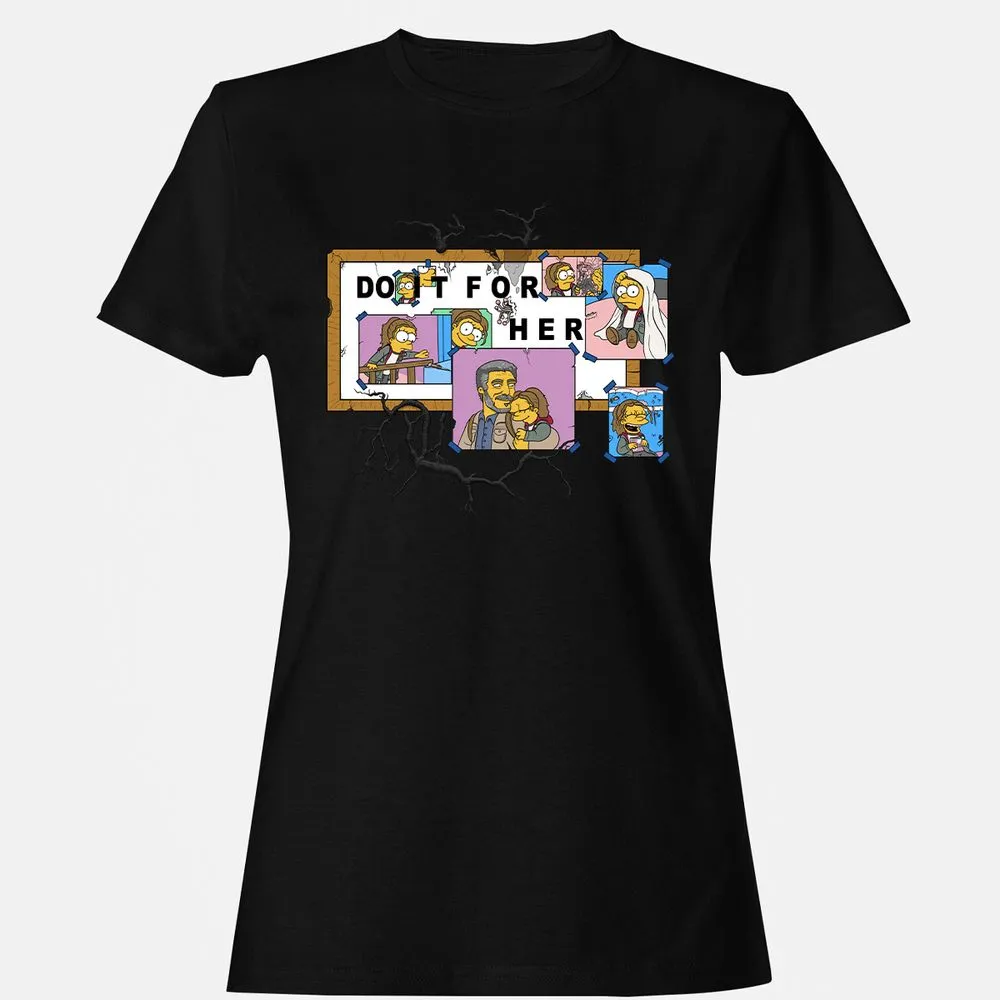 Women's T-Shirt - 77ELXE7H - Black - 16