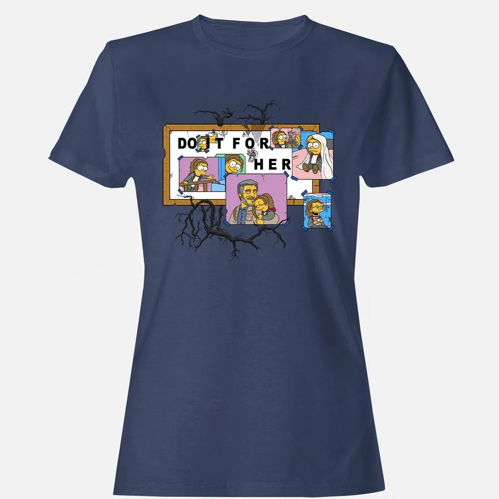 Women's T-Shirt - 77ELXE7H - Navy - 10