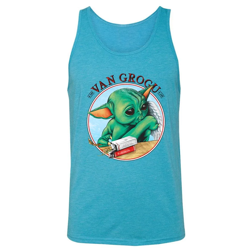 Unisex Jersey Tank - R7GKPKR4 - Aqua Triblend - 3