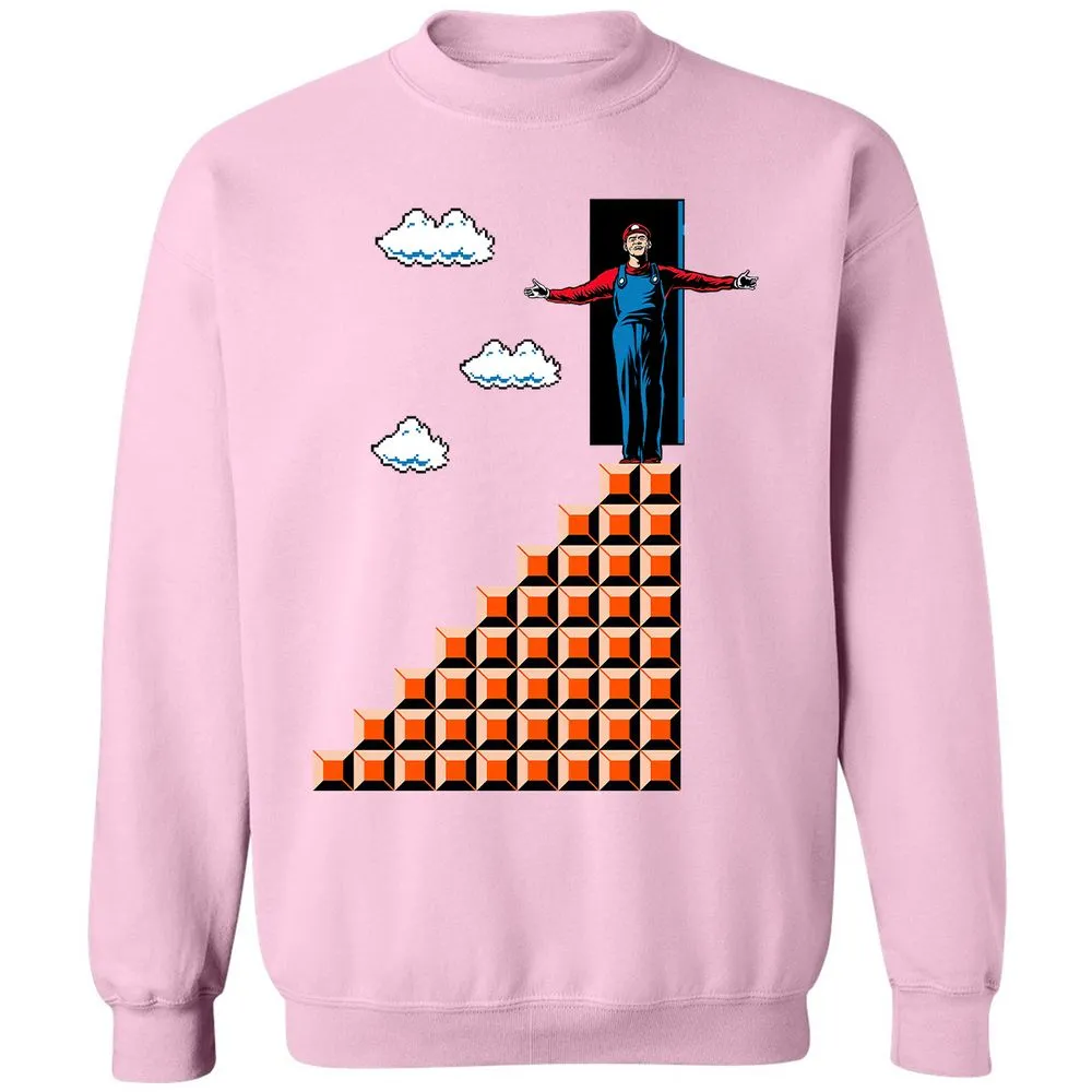 Classic Unisex Sweatshirt - CSVGJDRW - Light Pink - 3