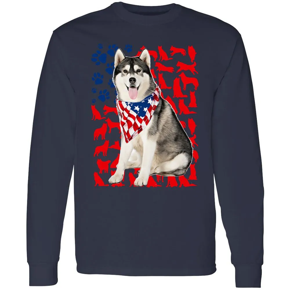 Long Sleeve T-Shirt - GG1JBGYU - Navy - 12