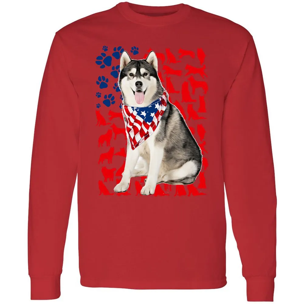 Long Sleeve T-Shirt - GG1JBGYU - Red - 14