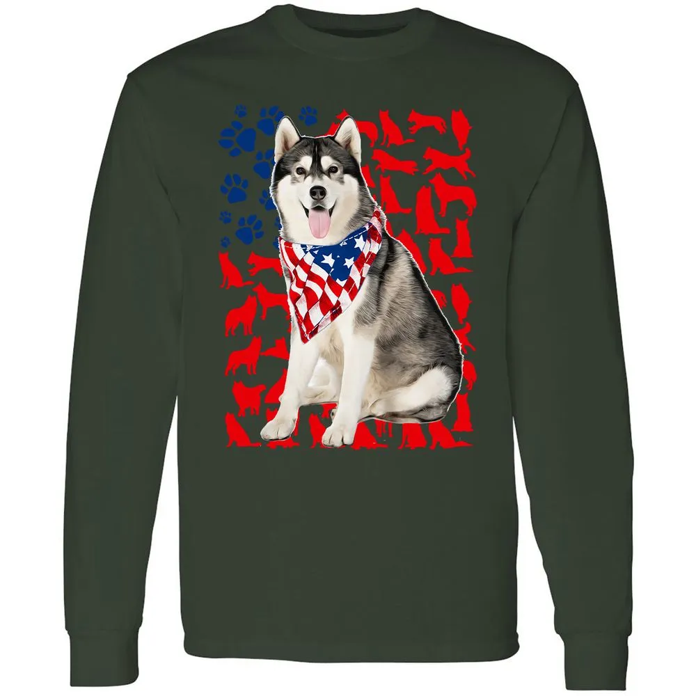 Long Sleeve T-Shirt - GG1JBGYU - Forest Green - 8