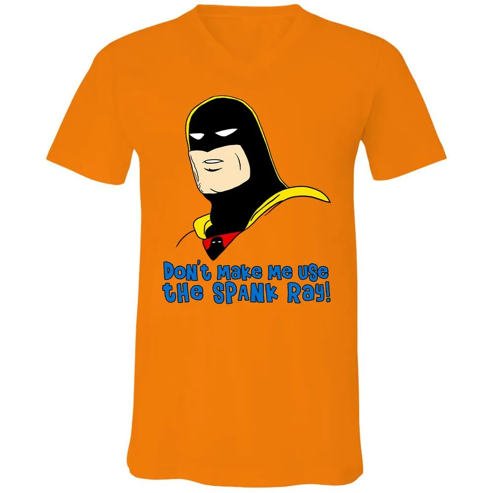 Unisex V-Neck T-Shirt - 627JNRCQ - Orange - 11