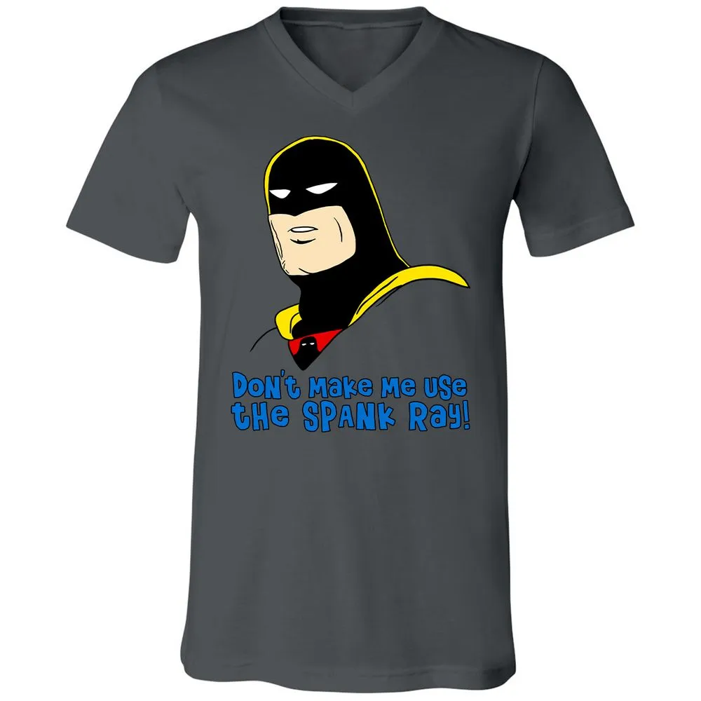 Unisex V-Neck T-Shirt - 627JNRCQ - Asphalt - 12