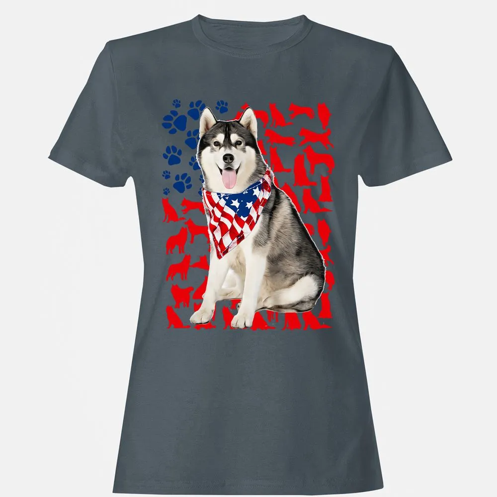 Women's T-Shirt - F6BKQ3DD - Charcoal - 3