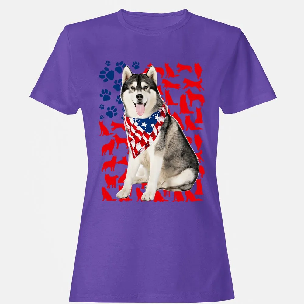 Women's T-Shirt - F6BKQ3DD - Purple - 12