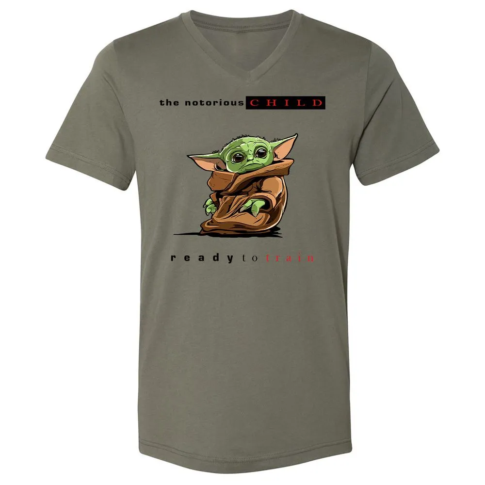 Unisex V-Neck T-Shirt - KDZYNARP - Military Green - 10