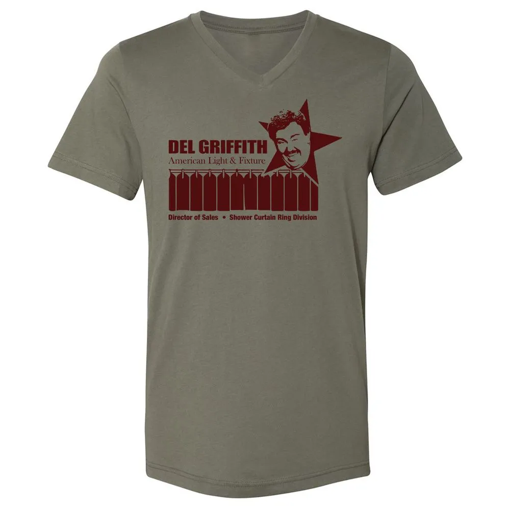 Unisex V-Neck T-Shirt - P96A8FZD - Military Green - 10