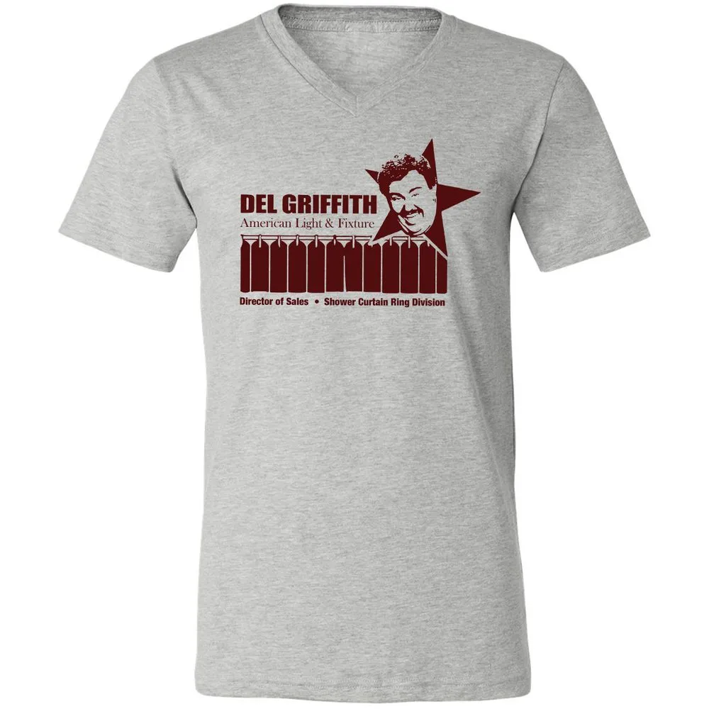 Unisex V-Neck T-Shirt - P96A8FZD - Athletic Heather - 7