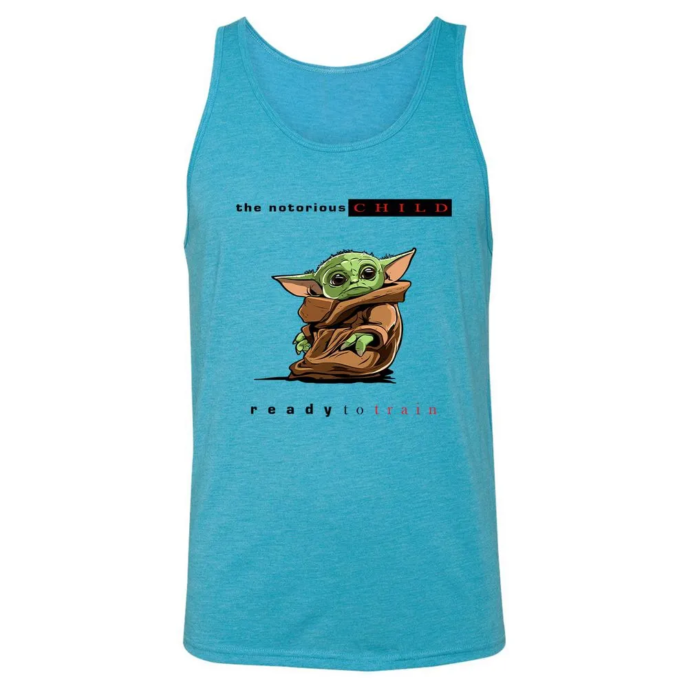 Unisex Jersey Tank - FSA48MCT - Aqua Triblend - 3