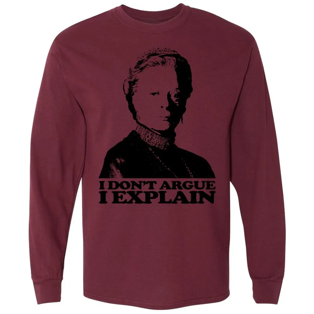 Long Sleeve T-Shirt - 2SKAZ1CG - Maroon - 11