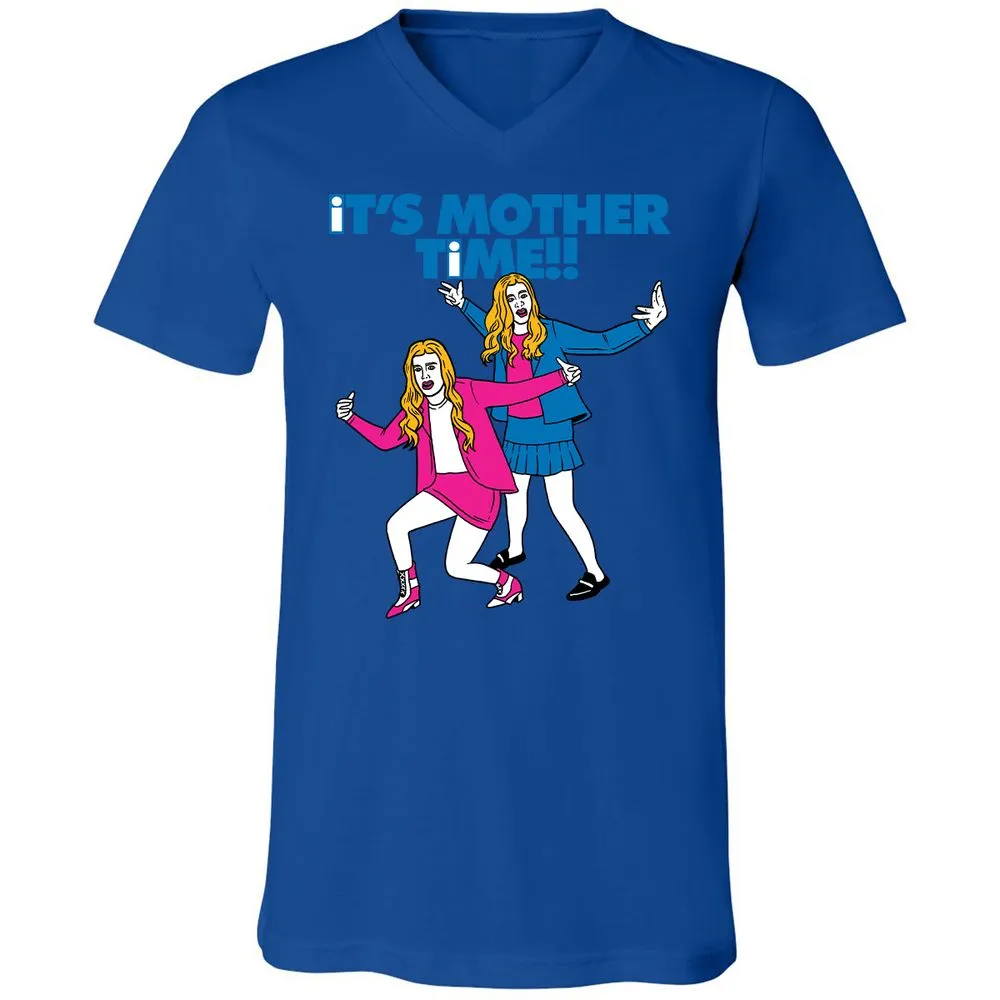 Unisex V-Neck T-Shirt - C9XBNTSV - True Royal - 4