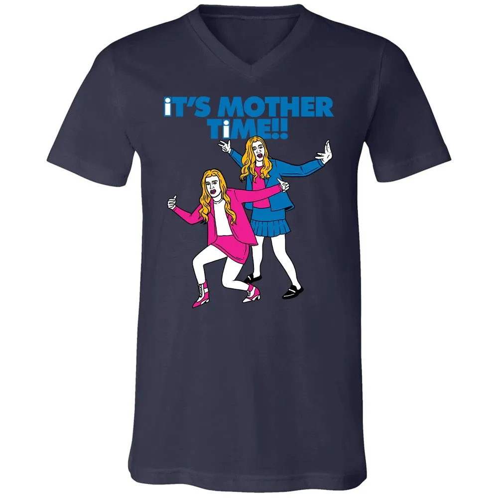 Unisex V-Neck T-Shirt - C9XBNTSV - Navy - 9
