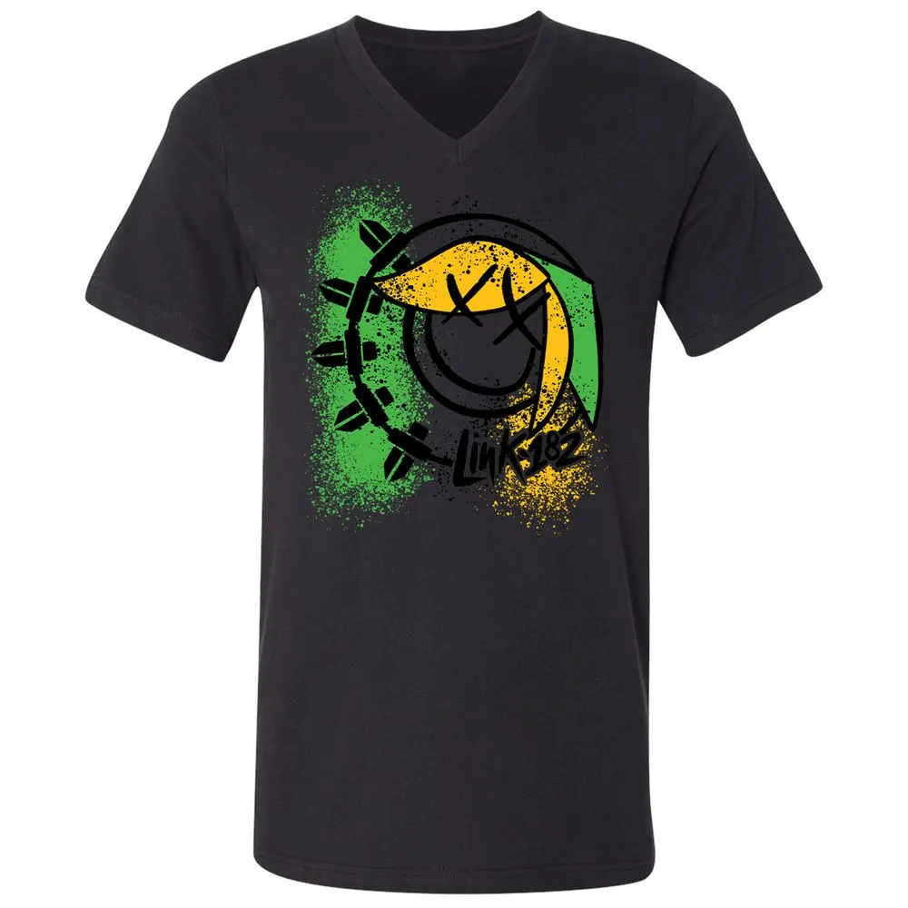 Unisex V-Neck T-Shirt - MLJNNR36 - Black - 16