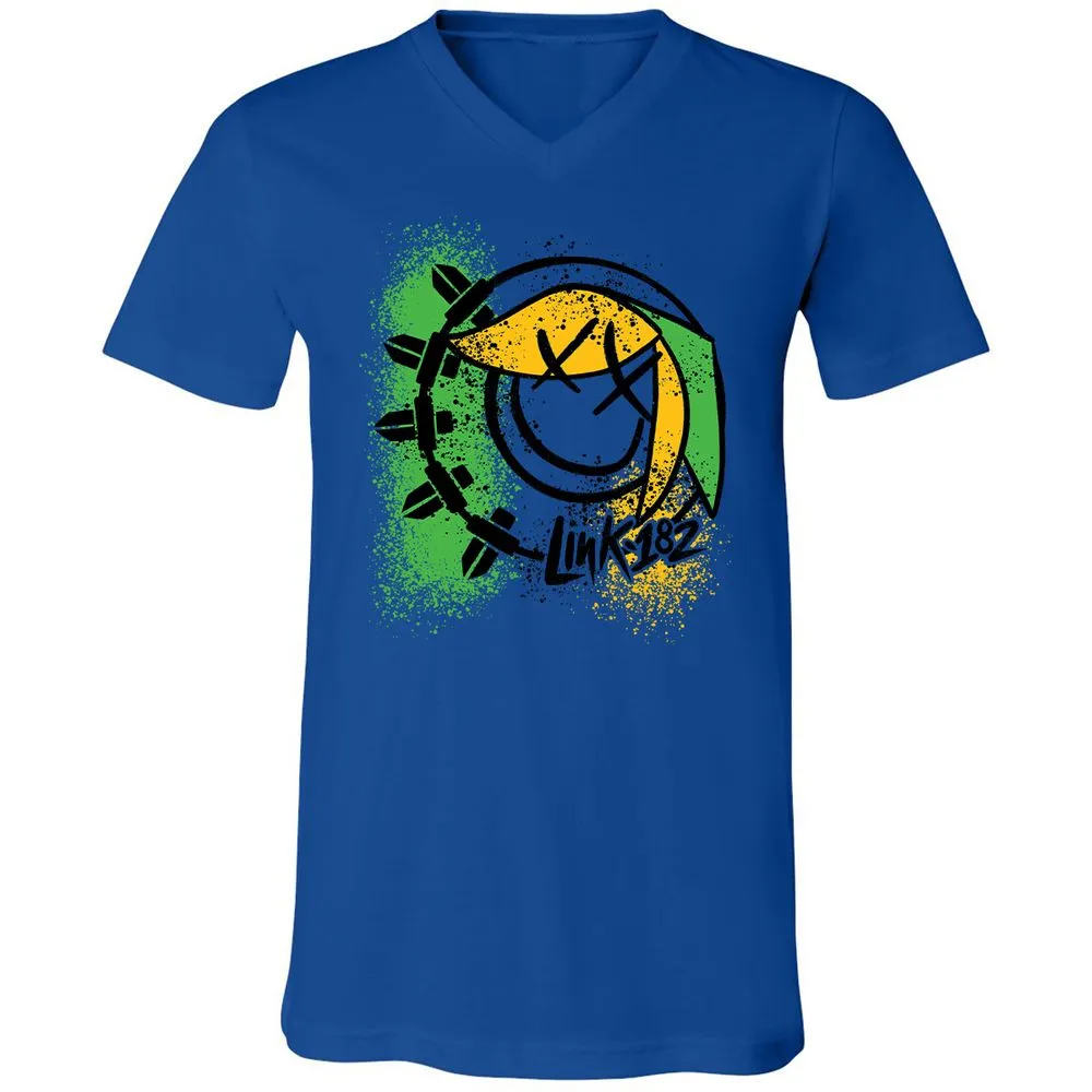 Unisex V-Neck T-Shirt - MLJNNR36 - True Royal - 4