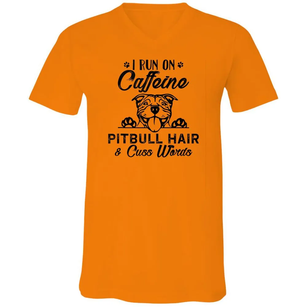 Unisex V-Neck T-Shirt - 9BL9M7BR - Orange - 11