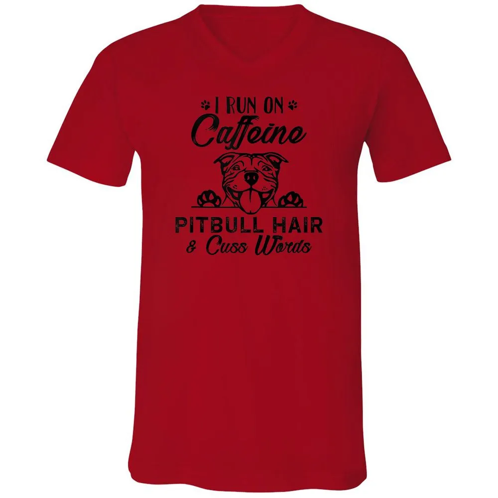 Unisex V-Neck T-Shirt - 9BL9M7BR - Red - 3