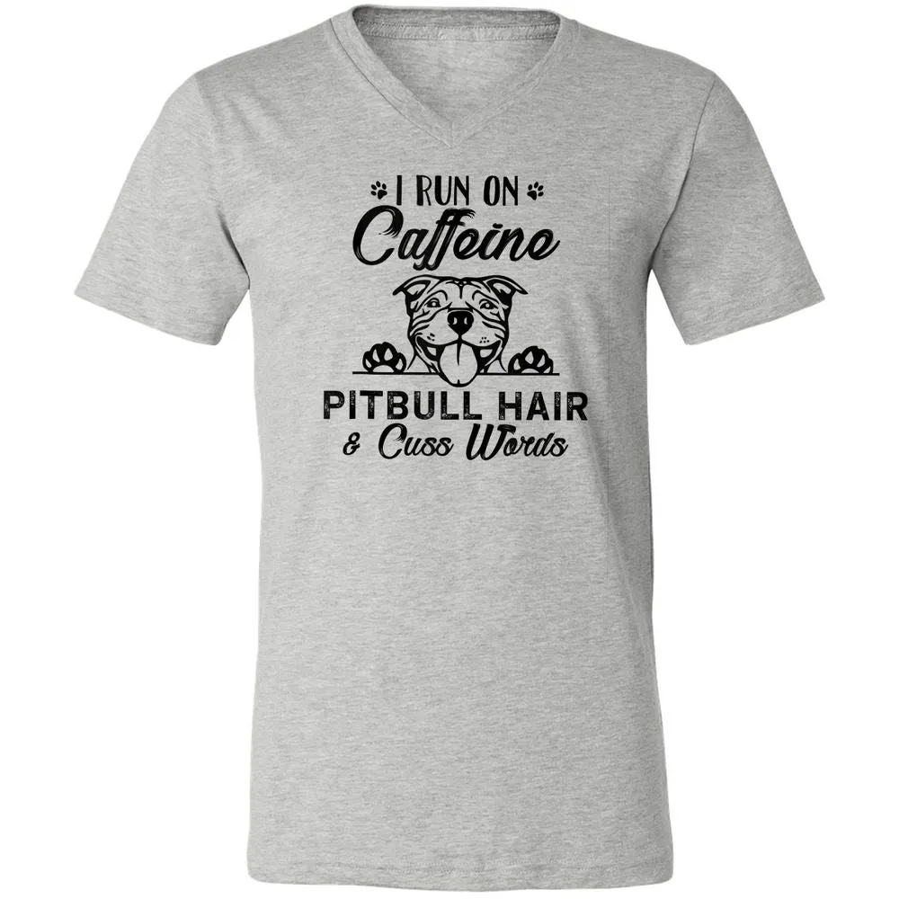 Unisex V-Neck T-Shirt - 9BL9M7BR - Athletic Heather - 7