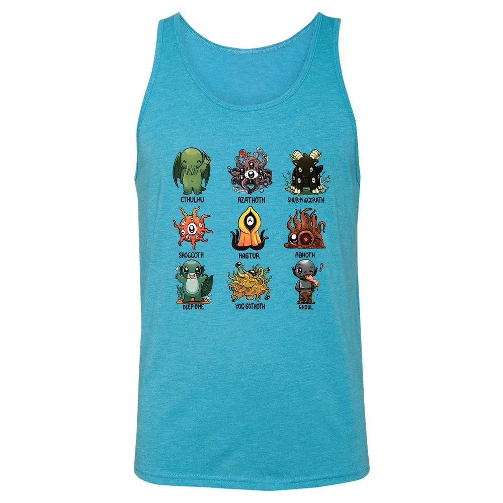 Unisex Jersey Tank - BL49T3A5 - Aqua Triblend - 3
