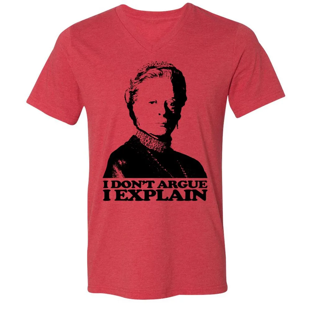 Unisex V-Neck T-Shirt - J3E991WP - Heather Red - 5