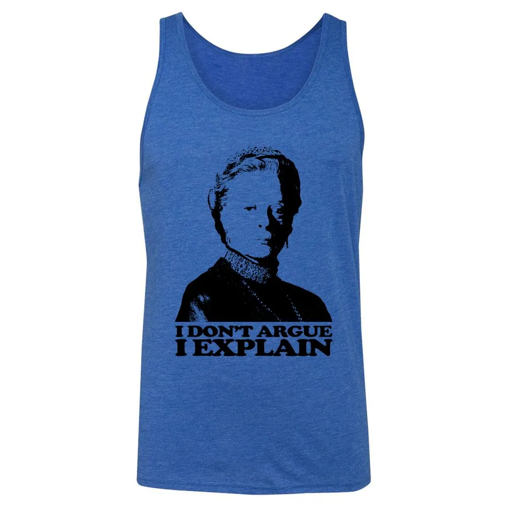 Unisex Jersey Tank - 4DRSASDK - True Royal Triblend - 12